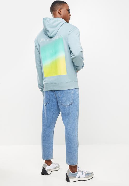 New Balance  - New Balance  sport style optiks hoodie - blue 