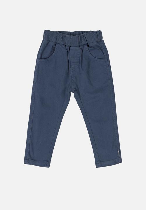 UP Baby - Boys twill pants - blue