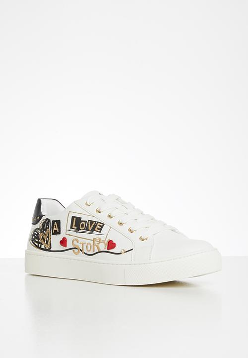 ALDO - Lovestory sneaker - white