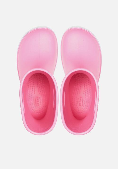 Crocs - Crocband rain boot k - pink lemonade/lavender
