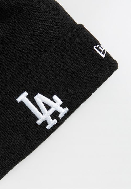 New Era - Knit mlb essential cuff losdod - black