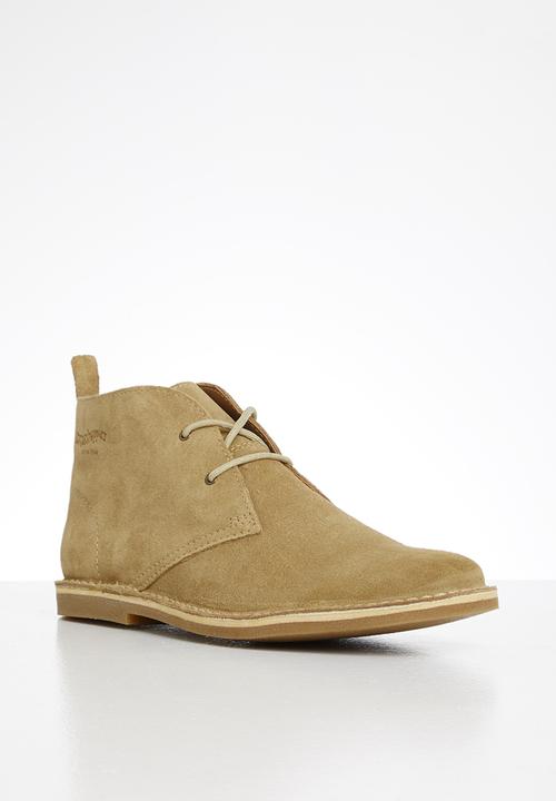 Grasshoppers - Lewis buck suede - light brown