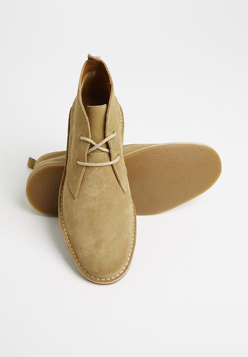Grasshoppers - Lewis buck suede - light brown
