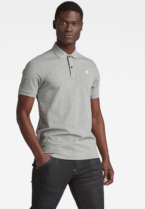 G-STAR - Dunda slim polo - charcoal htr