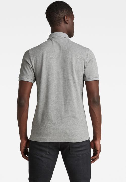 G-STAR - Dunda slim polo - charcoal htr