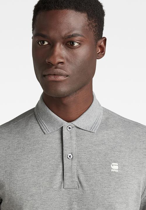 G-STAR - Dunda slim polo - charcoal htr