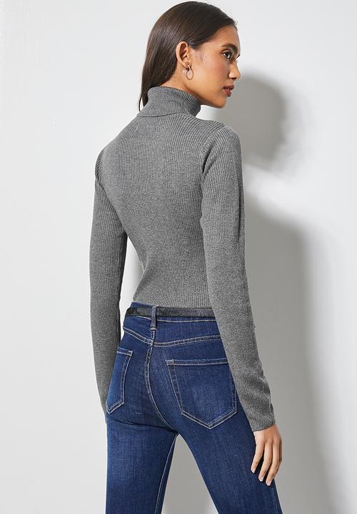 Superbalist - Turtle neck - charcoal 