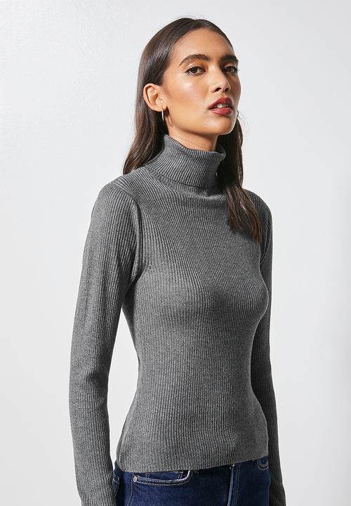 Superbalist - Turtle neck - charcoal 