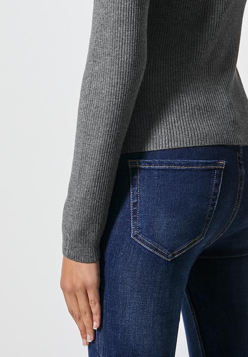 Superbalist - Turtle neck - charcoal 