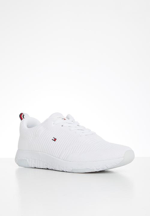 Tommy Hilfiger - Corporate knit rib runner - white