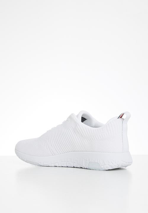 Tommy Hilfiger - Corporate knit rib runner - white