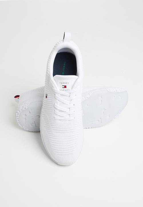 Tommy Hilfiger - Corporate knit rib runner - white