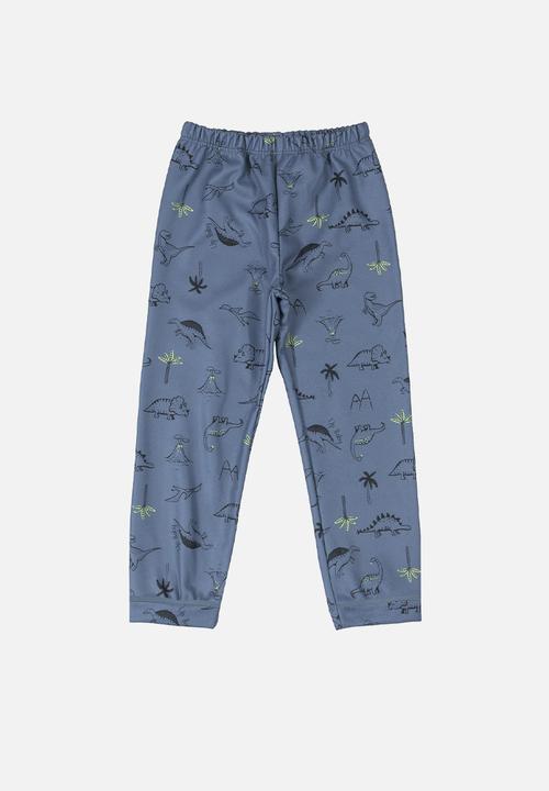 UP Baby - Boys dino pyjama set - blue