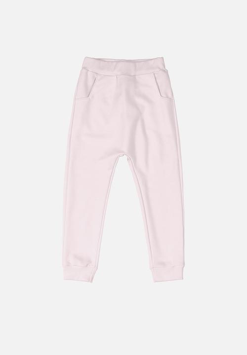 UP Baby - Girls sweat top & sweatpants set - light pink