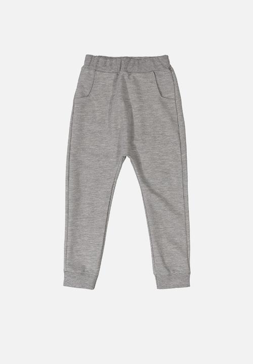 UP Baby - Girls sweat top & sweatpants set - grey