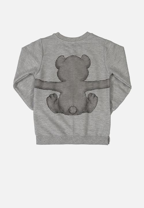 UP Baby - Girls sweat top & sweatpants set - grey