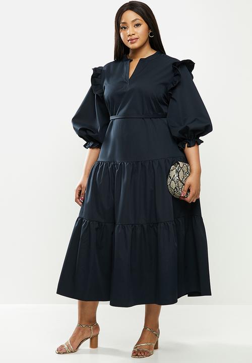 AMANDA LAIRD CHERRY - Plus mlalazi dress - navy