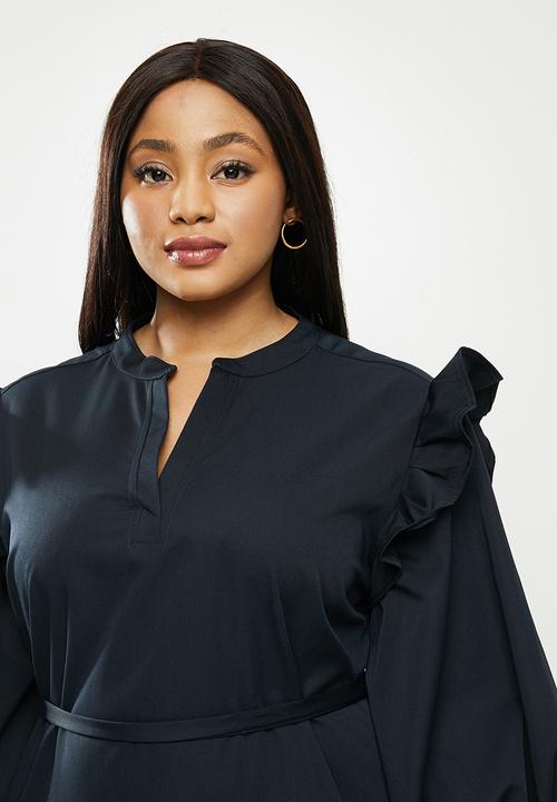 AMANDA LAIRD CHERRY - Plus mlalazi dress - navy