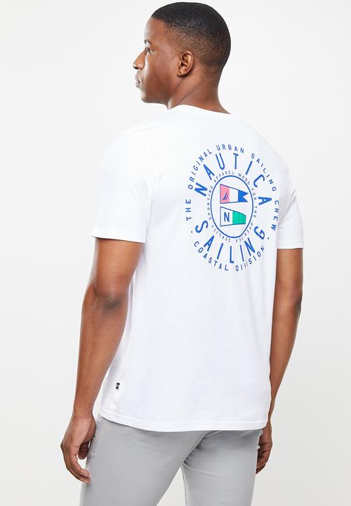 Nautica - Nautica circle short sleeve tee - white