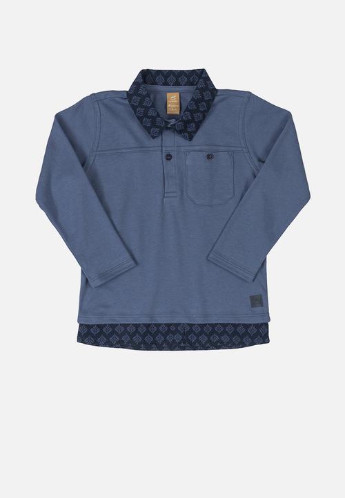 UP Baby - Boys golf tee - blue