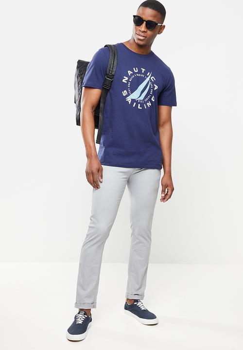 Nautica - Jclass circle short sleeve tee - blue