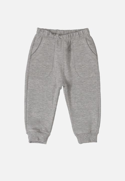 UP Baby - Girls printed sweatshirts & pants set - grey
