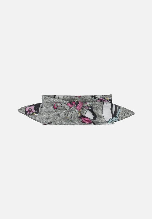 UP Baby - Girls tee, pants & headband set - white