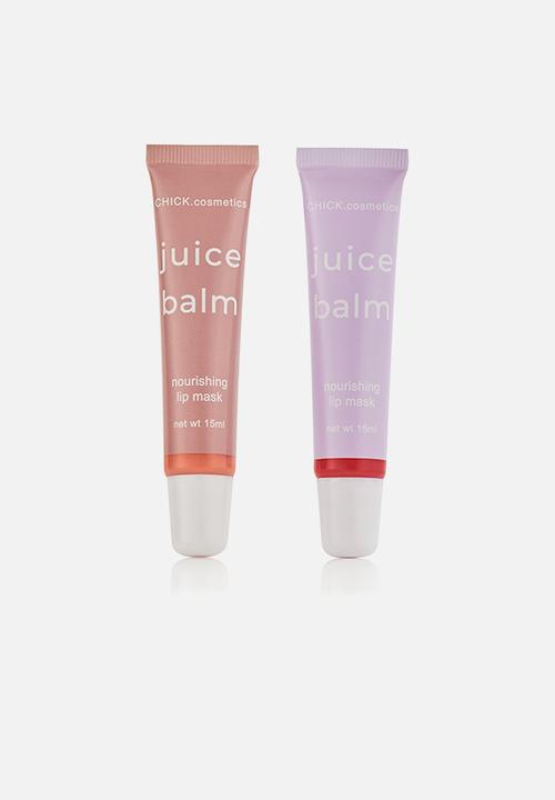CHICK.cosmetics - Juice Balm - Spicy Mango + Raspberry Kisses Duo