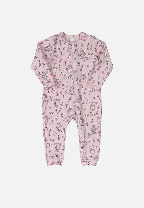 UP Baby - 3 piece babygrow & headband set - pink