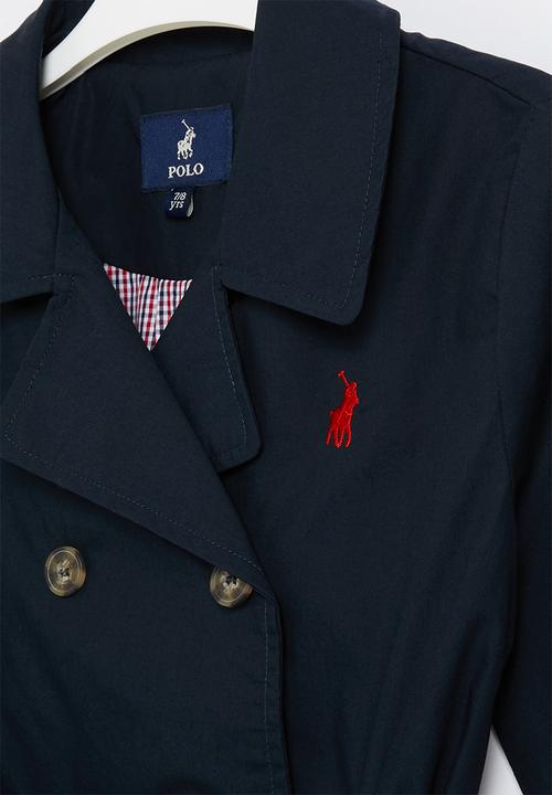 POLO - Girls tiffany double breasted coat - navy