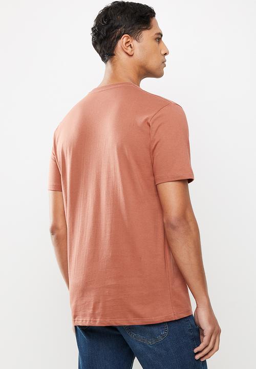 RVCA - Big RVCA short sleeve tee - terracota