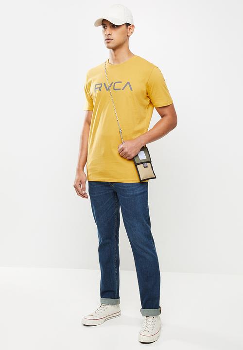 RVCA - Big RVCA short sleeve tee - golden rod