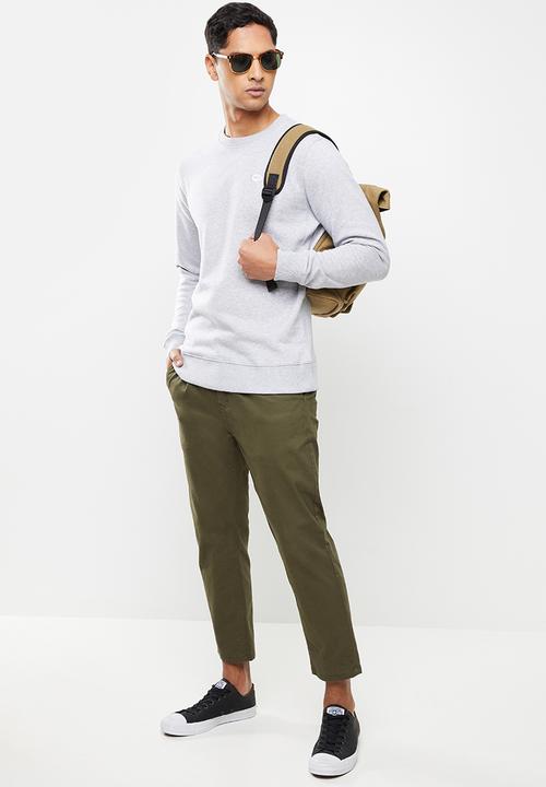 RVCA - Leisure crew - heather grey