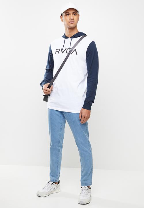 RVCA - Big RVCA pick up hood - navy  & white