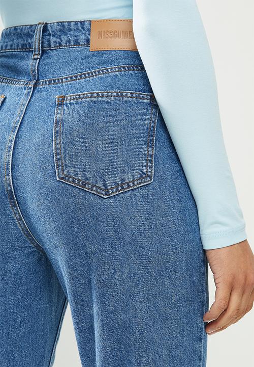 Missguided - Clean wrath jean co ord - blue