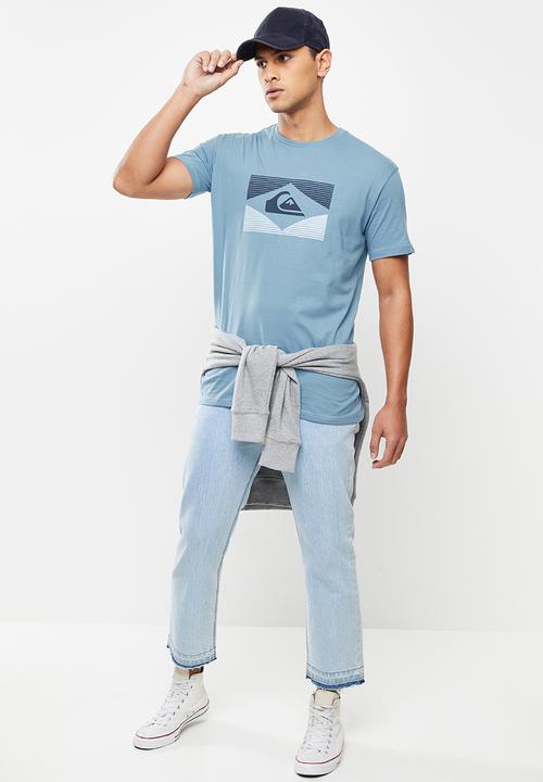 Quiksilver - Days gone bye mt0 short sleeve - blue