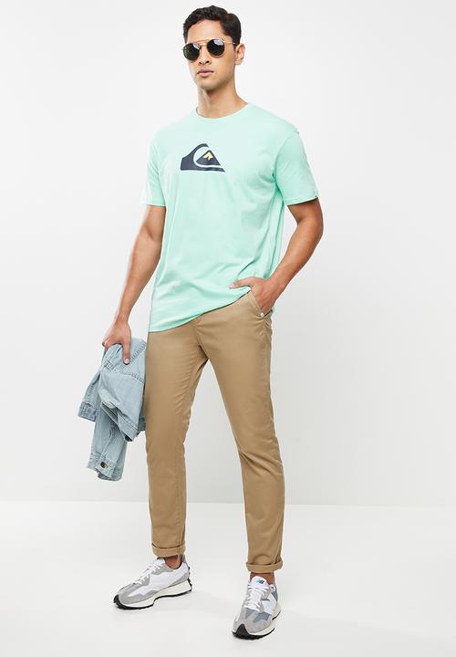 Quiksilver - Comp logo short sleeve - green