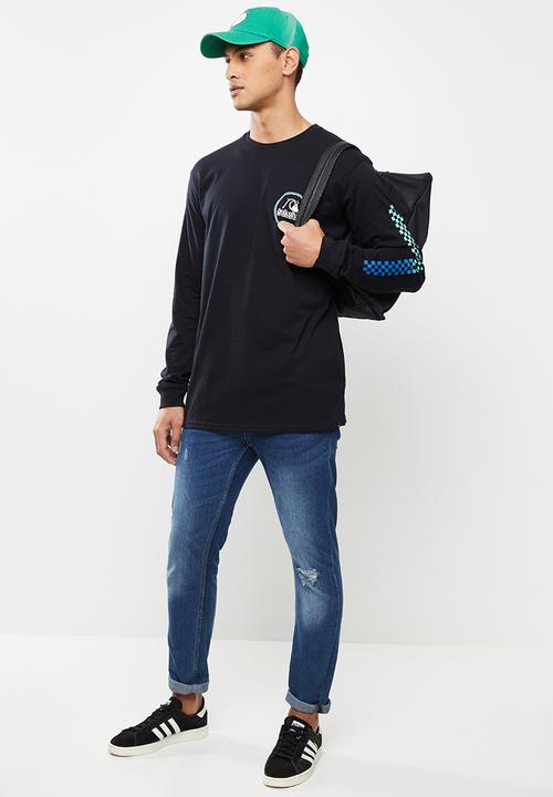 Quiksilver - Bottled up long sleeve edc - black