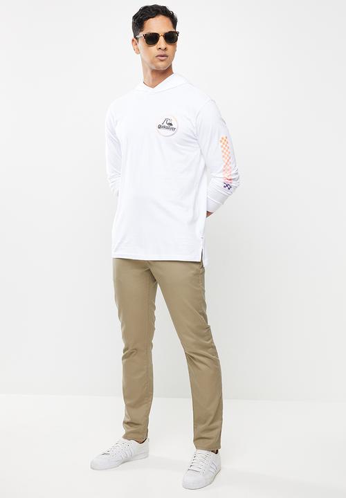Quiksilver - Bottled up hoodie - white