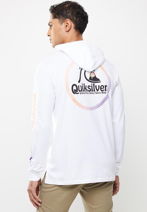 Quiksilver - Bottled up hoodie - white