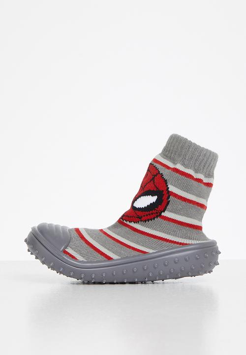 Character Group - Baby rubber booties marvel comics - grey