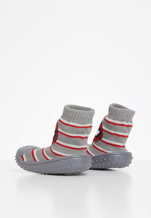 Character Group - Baby rubber booties marvel comics - grey