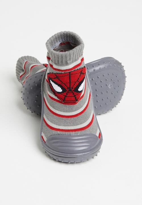 Character Group - Baby rubber booties marvel comics - grey