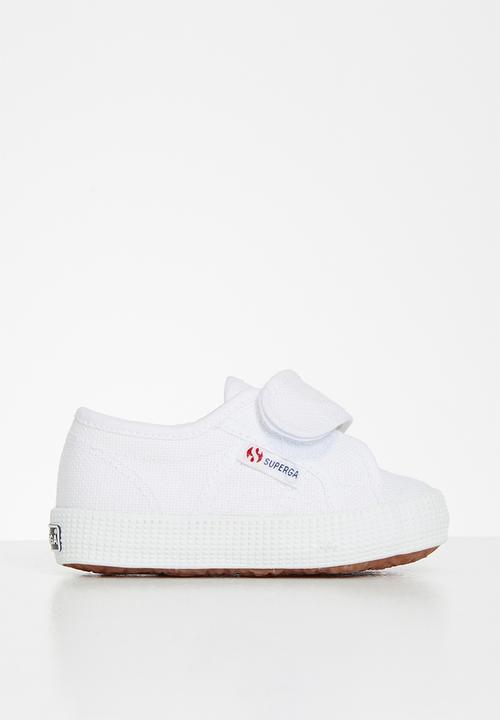 superga strap white