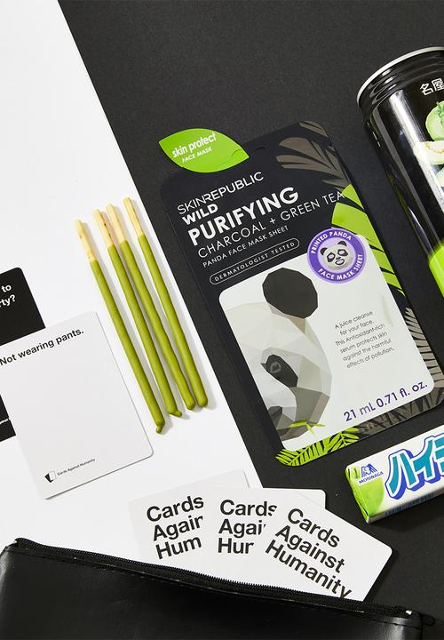 Skin Republic - Purifying Charcoal + Green Tea Panda Face Mask Sheet