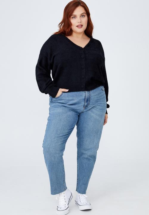 Cotton On - Curve super luxe cardi - black