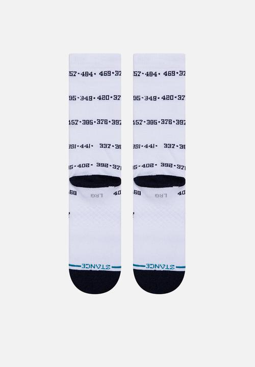 Stance Socks - Dingers socks / white