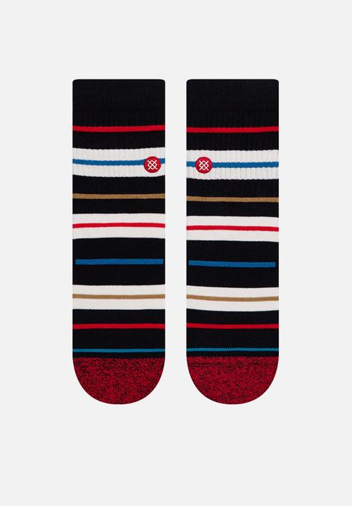 Stance Socks - Barred socks - black