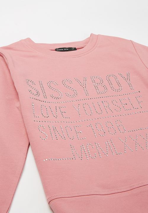 SISSY BOY - Do no wrong crew sweater - pink