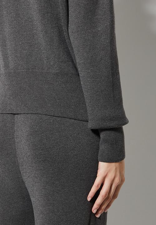 Superbalist - Knitwear hoodie - charcoal
